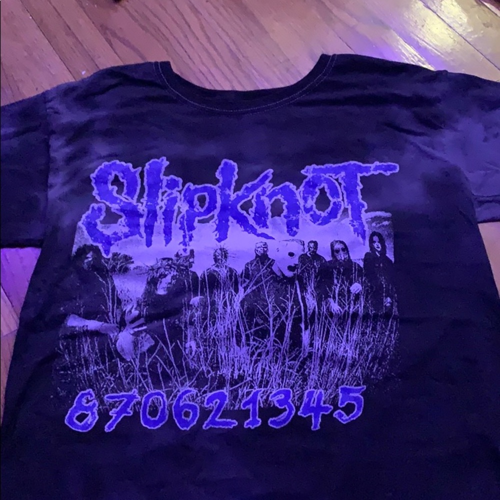 slipknot graphic tee